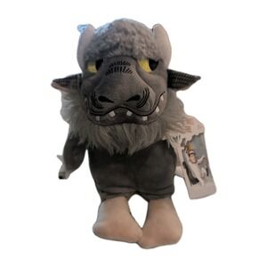 Where The Wild Things Are Bernard Monster Plush 9" Crinkle Feet Gray NWT